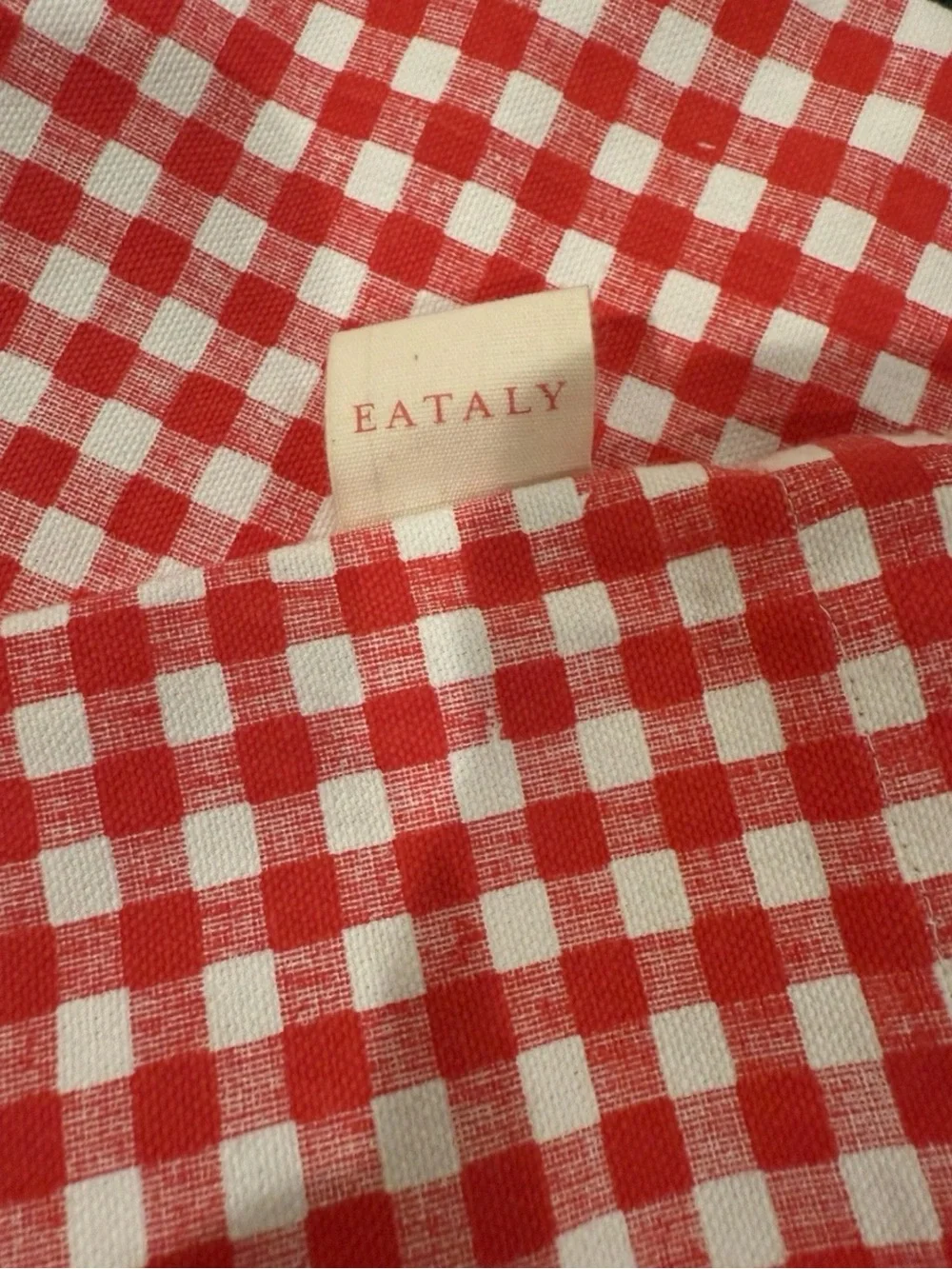 Red Gingham Tote Bag